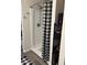 Clean bathroom with walk-in shower, updated vanity, and stylish shower curtain at 2600 E Allred Ave # R87, Mesa, AZ 85204