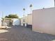 Additional exterior space with gravel and tall walls at 2600 E Allred Ave # R87, Mesa, AZ 85204