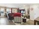Bright living room featuring hardwood floors and cozy seating at 2600 E Allred Ave # R87, Mesa, AZ 85204