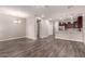 Open concept dining area with hardwood floors and kitchen access at 2821 S Skyline Dr # 123, Mesa, AZ 85212