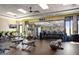 Well-equipped gym with various machines, free weights, and mirrored wall at 28831 N 128Th Dr, Peoria, AZ 85383
