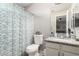 Clean bathroom with granite countertop and shower/tub combo at 3150 W Foothill Dr, Phoenix, AZ 85027