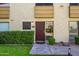 Exterior of a condo featuring well-maintained landscaping with the unit number 313 at 4600 N 68Th St # 313, Scottsdale, AZ 85251