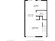 First floor floorplan with living room, dining area, kitchen and bath at 4600 N 68Th St # 313, Scottsdale, AZ 85251