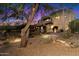 Luxury home exterior with walkway, landscaping, and sunset views at 15419 E Stardust Dr, Fountain Hills, AZ 85268