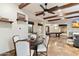 Game room with pool table and a dining table for 4 at 15419 E Stardust Dr, Fountain Hills, AZ 85268
