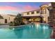 Luxury pool with spacious patio and stunning sunset views at 15419 E Stardust Dr, Fountain Hills, AZ 85268