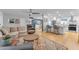 Modern kitchen with white shaker cabinets and a large island at 2727 N 20Th Dr, Phoenix, AZ 85009