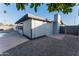 Additional backyard view showing pool and storage shed at 2804 W Curry St, Chandler, AZ 85224