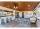 Covered patio with seating area and access to the backyard at 2804 W Curry St, Chandler, AZ 85224