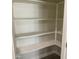Spacious pantry with ample shelving for organized storage at 1406 W Main St # 140, Mesa, AZ 85201