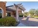 Pergola with columns and patio area at 16731 S 181St Ave, Goodyear, AZ 85338