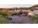 Stunning desert home with a terracotta roof and a large courtyard at 7624 E Stagecoach Pass, Carefree, AZ 85377