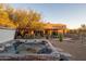 Inviting hot tub on a patio with desert landscaping at 7624 E Stagecoach Pass, Carefree, AZ 85377