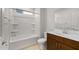Bathroom with tub, shower, and vanity at 17869 W Getty Dr, Goodyear, AZ 85338