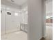 Modern bathroom featuring a glass-enclosed shower, and neutral color palette at 22500 E Orchard Ln, Queen Creek, AZ 85142