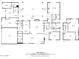 Detailed floor plan of a large home with multiple bedrooms and a spacious living area at 15912 E Palomino Blvd, Fountain Hills, AZ 85268