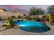 Inviting pool and spa with waterfall feature at 40811 N River Bend Rd, Phoenix, AZ 85086