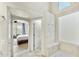Bathroom features a walk-in shower and access to the bedroom at 6713 E Paradise Ln, Scottsdale, AZ 85254