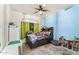 bedroom with plenty of storage and a fun pirate theme at 6713 E Paradise Ln, Scottsdale, AZ 85254