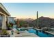 Stunning pool area overlooking scenic mountain landscape at 15201 E Sage Dr, Fountain Hills, AZ 85268