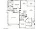 Floor plan showing 2 bed, 2 bath home at 17547 W Silver Fox Way, Goodyear, AZ 85338