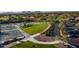 Aerial view of community amenities including tennis courts and parking at 41348 N Congressional Dr, Anthem, AZ 85086