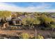 Backyard with landscaping and a mountain view at 41348 N Congressional Dr, Anthem, AZ 85086