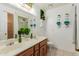 Clean bathroom, featuring double sinks and a shower at 170 E Guadalupe Rd # 14, Gilbert, AZ 85234