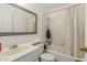 Bathroom with bathtub, toilet, and a vanity at 170 E Guadalupe Rd # 14, Gilbert, AZ 85234