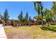 Landscaped grounds with a brick wall at 170 E Guadalupe Rd # 14, Gilbert, AZ 85234