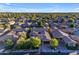 Aerial view of a luxury home community at 501 E Sunburst Ln, Tempe, AZ 85284