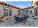 Outdoor seating area in a well-lit, inviting courtyard at 501 E Sunburst Ln, Tempe, AZ 85284