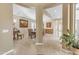Spacious dining room with large windows and hardwood floors at 501 E Sunburst Ln, Tempe, AZ 85284