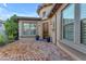 Inviting exterior with a brick walkway and lush landscaping at 501 E Sunburst Ln, Tempe, AZ 85284