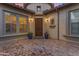 Elegant front entrance with stone accents at 501 E Sunburst Ln, Tempe, AZ 85284