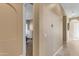 Bright hallway with access to bedrooms and other rooms at 501 E Sunburst Ln, Tempe, AZ 85284