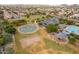Community overview showing amenities like pool, courts and park at 298 E Diamond Trl, San Tan Valley, AZ 85143