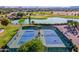 Two well-maintained tennis courts nestled in a scenic community at 298 E Diamond Trl, San Tan Valley, AZ 85143