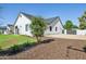 Modern home with a spacious backyard, featuring a grassy lawn and gravel driveway at 4424 N 38Th St, Phoenix, AZ 85018