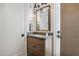 Vanity with a sleek countertop, modern fixtures, and ample storage at 4424 N 38Th St, Phoenix, AZ 85018