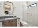 Bathroom with a walk-in shower and modern vanity at 4424 N 38Th St, Phoenix, AZ 85018
