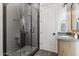 Modern bathroom with a frameless glass shower and stylish finishes at 4424 N 38Th St, Phoenix, AZ 85018