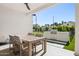 Outdoor patio with dining table and built-in grill at 4424 N 38Th St, Phoenix, AZ 85018