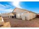House backyard with patio, and gravel at 8813 N 112Th Ave, Peoria, AZ 85345
