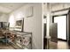 Spacious pantry with metal shelving and plenty of storage for food and kitchen essentials at 914 E Osborn Rd # 202, Phoenix, AZ 85014