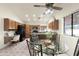Spacious eat-in kitchen with lots of natural light and stainless appliances at 10309 E Twilight Ct, Sun Lakes, AZ 85248