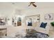 Inviting living room featuring neutral decor, open floor plan, and comfortable seating at 10309 E Twilight Ct, Sun Lakes, AZ 85248