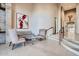 Lobby with modern art and seating area at 17 W Vernon Ave # 316, Phoenix, AZ 85003