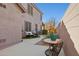 Small backyard patio with seating area, great for relaxing at 6960 E Hacienda La Noria Ln, Gold Canyon, AZ 85118